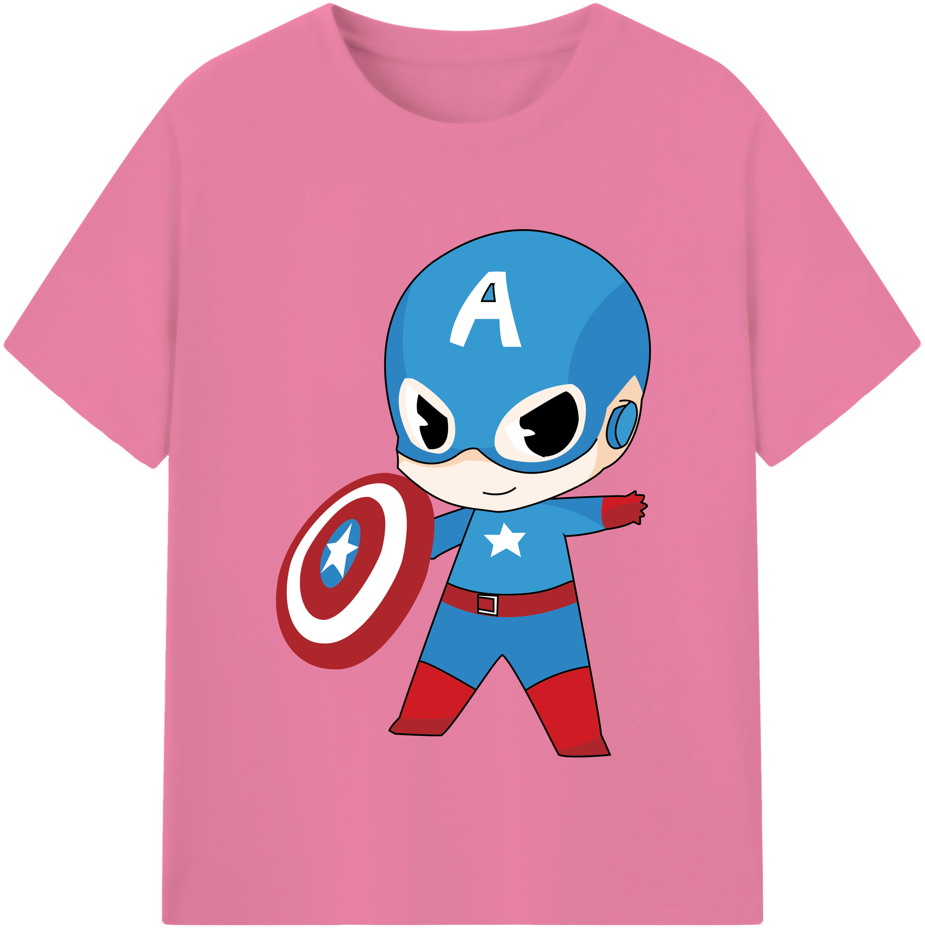 （画像用） アベンジャーズ The Avengers 綿100％半袖Tシャツ（フロントプリント）
